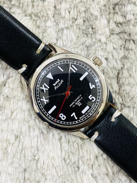 Vintage Hmt Pilot Black Gem