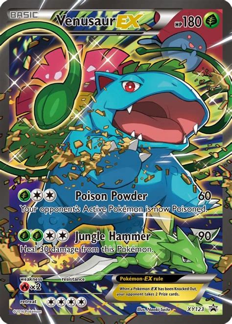 Check De Actuele Waarde Van Je Venusaur EX XY123 Kaart Uit De XY Promos