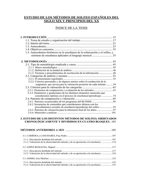 estudio de los métodos de solfeo españoles del siglo xix