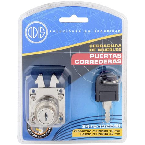 Cerradura Para Muebles Corredera 2470 1922 Ni Bt Odis CEM0000052