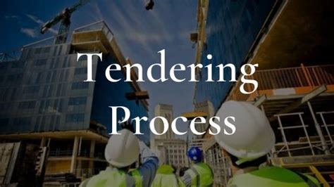 Tendering Process - Civil Wale