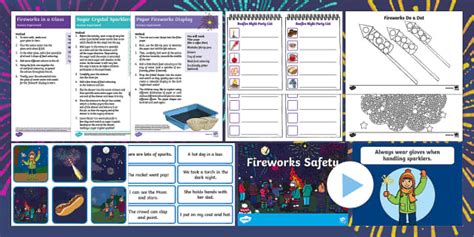 EYFS Bonfire Night and Fireworks Resource Pack (3-5 years)