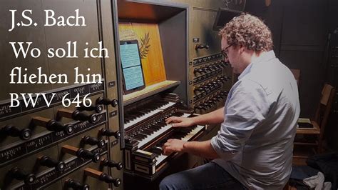 Bach Wo Soll Ich Fliehen Hin Bwv Schnitger Organ Martinikerk