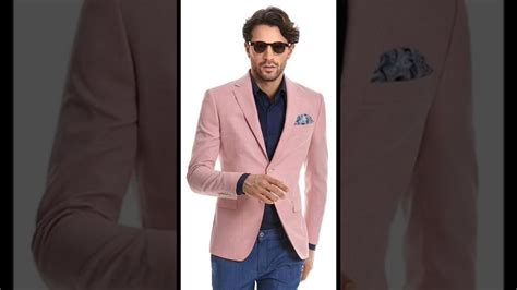 Como combinar blazer rosado hombre Cómo Combinar