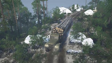 White Mountain Map V Snowrunner Mudrunner Mod