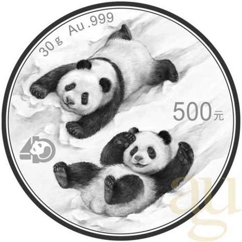 30 Gramm Goldmünze China Panda 2022