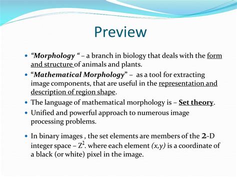 PPT Chapter 9 Morphological Image Processing Digital Image