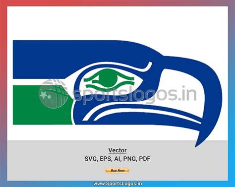 Seattle Seahawks Football Sports Vector SVG Logo In 5 Formats