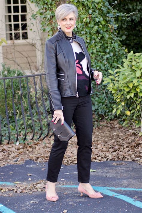 How To Wear A Moto Jacket Style At A Certain Age Style At A Certain