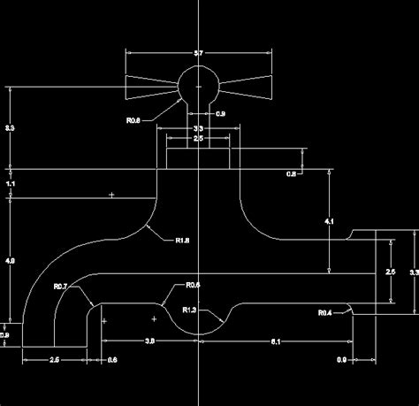 Faucet DWG Block for AutoCAD • Designs CAD