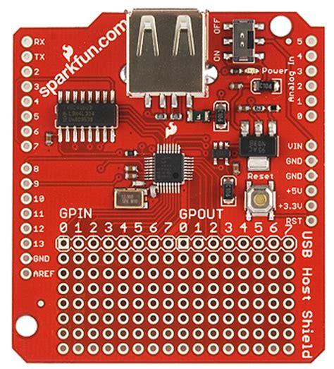 USB Host Shield For Arduino Sparkfun Electronics CPC