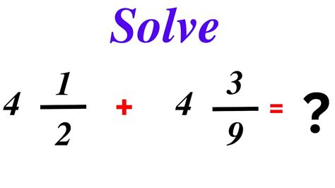 Mixed Fraction Trick Solve Fraction In 1 Minute Youtube