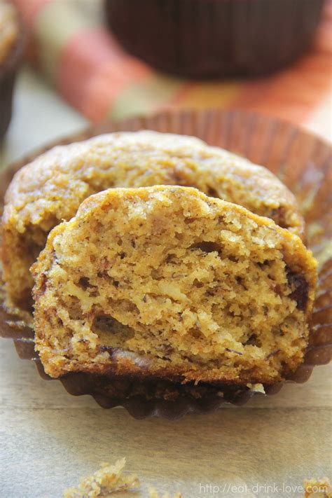 Pumpkin Banana Muffins Eat Drink Love