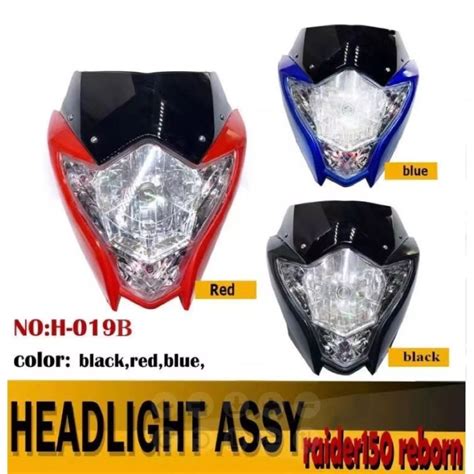 RAIDER 150 NEW REBORN HEADLIGHT WITH COWLING MOTORCYCLE RAIDER150 NEW