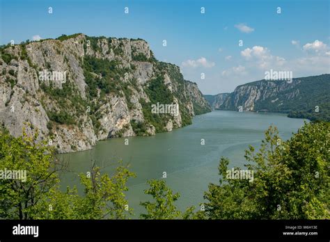 Iron Gates Gorge Danube River Serbia Stock Photo Alamy