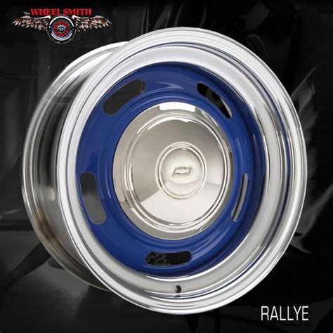 Classic Car Rallye Style 2 Piece Steel Wheels