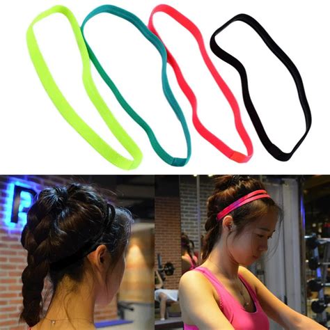 Yoga Hair Bands Women Men Elastic Sports Football Non Slip Yoga