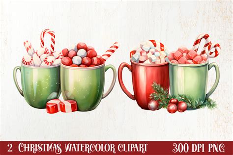 Whimsical Christmas Sublimation Clipart Graphic By CraftArt Creative