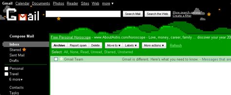 Gmail Drops Four New Themes