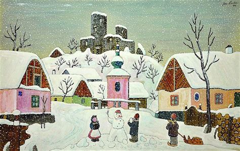 Hrusice Winter By Josef Lada On Artnet