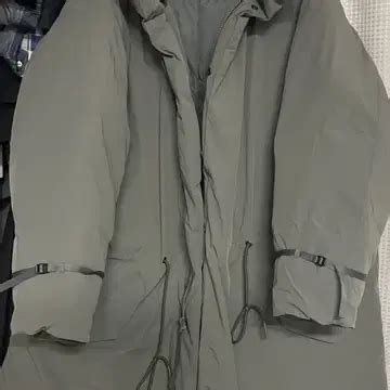 ANOTHER OFFICE Padded Jacket Coat 어나더오피스 2사이즈 패딩 롱패딩 세이지그레이 on Bunjang