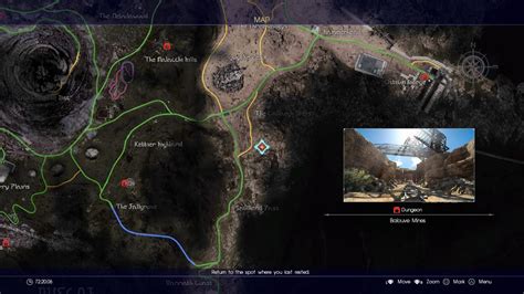 Final Fantasy XV All Dungeon Locations