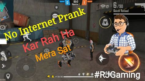 No Internet Prank ☠☠with Me😈😈 Lone Wolf Gameplay Garena Free Fire