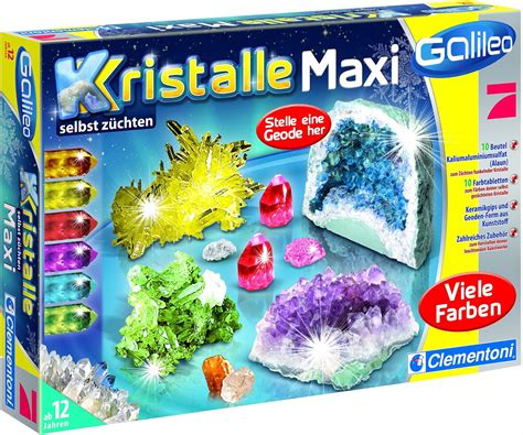 Clementoni 69522 Galileo Kristalle selbst züchten Maxi Amazon de