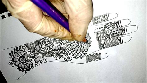 Beautiful Pencil Mehendi Design 2020 Easy Simple Mehendi Design