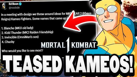 Ed Boon Teases New Kameos For Kombat Pack Mortal Kombat