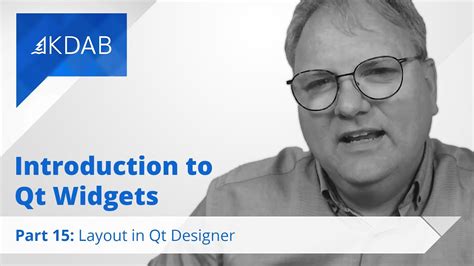 Introduction To Qt Widgets Part Layout In Qt Designer Youtube