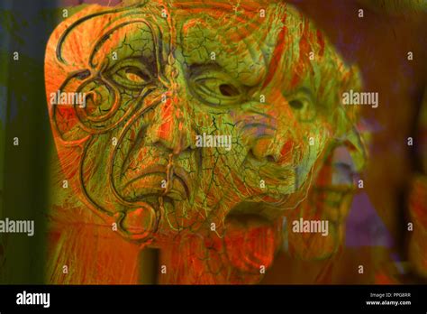 The Faces Of Madness Stock Photo Alamy