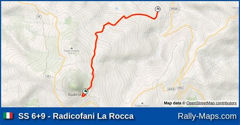 Ss 69 Radicofani La Rocca Stage Map Rally Della Val Dorcia 2024