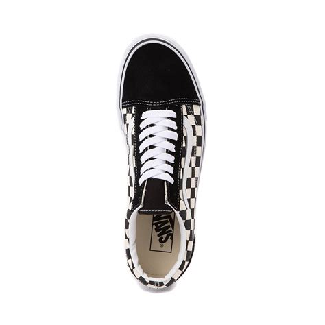 Vans Old Skool Checkerboard Skate Shoe Black White Journeys