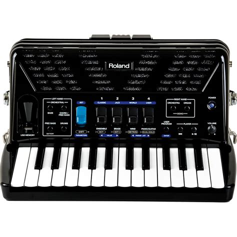 Roland V Accordion FR 1X BK Acordeón de teclado