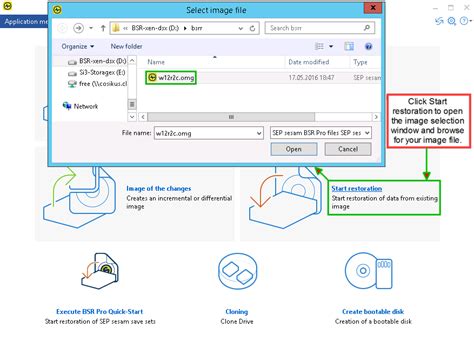 5 0 0 SEP Sesam BSR Pro Wiederherstellung SEPsesam