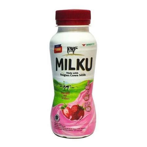 Milku Susu Uht Rasa Strawberry Ml Lazada Indonesia