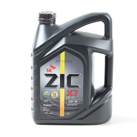 ZIC X7 LS 5W 30 ACEA C2 y C3 sintético 6 lts DPF JM Lubricentro