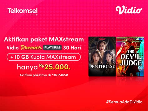 Tukarkan Telkomsel Poin Kamu Dapatkan Hiburan Terbaik Di Vidio