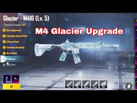 Finally Upgrade M416 Glacier M416glacier Upgrade To Lvl 5 M416