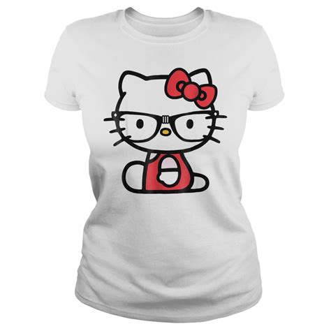 Hello Kitty Nerd Glasses T-Shirt - Tee For Me