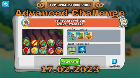 Top Herausforderung 17 02 2023 Bloonstd6 Advanced Challenge Camo