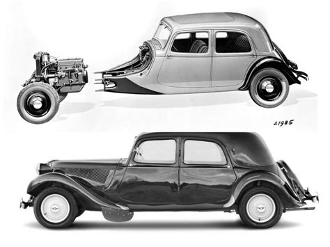 Citro N Celebrates Years Of The Traction Avant Car Body Design