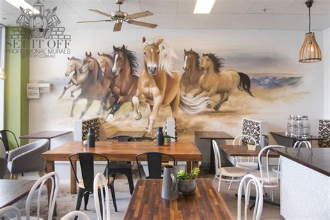 Horse Street Art Interior Mural - Wall Art - Set It Off Graffiti Artist ...