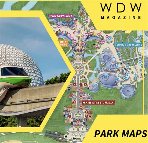 Walt Disney World Maps - All Four Parks and Skyliner Navigation