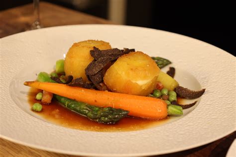 Roast Potato Braised Beef Cheek Seasonal Vegetables James Martin Chef