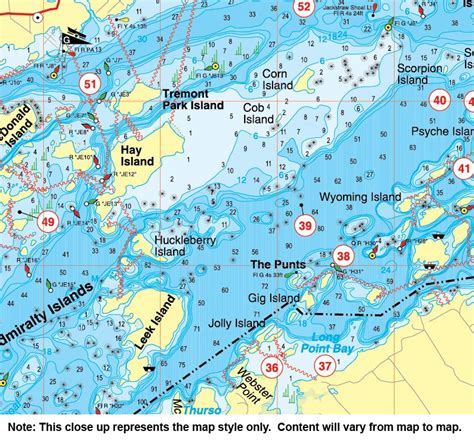 Detail Showing Stylecolors For Islands Fishing Maps Hot Spot Lake Boat