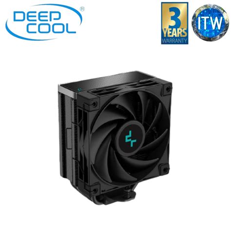 ITW DeepCool AK400 Zero Dark 120mm All Black Variant SIngle Tower CPU