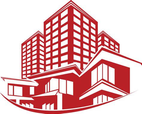 Logo Building Business High Rise Building Transparent Background Png