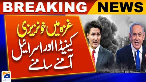 Canadas Justin Trudeau Slams Israeli Pm Benjamin Netanyahu Geo News